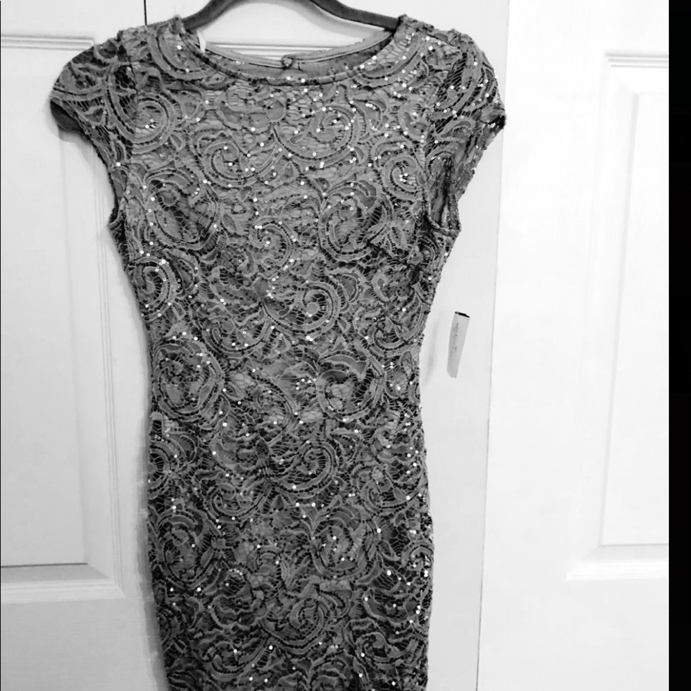 Brand new Sparkly grey homecoming dress!